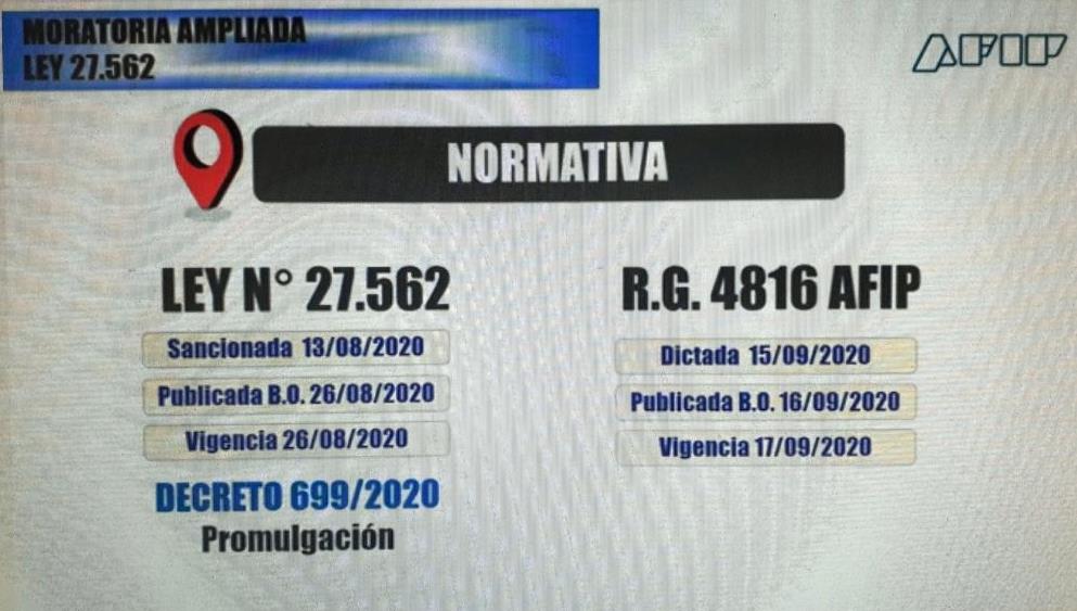 Foto para: Moratoria Ampliada Ley 27.562